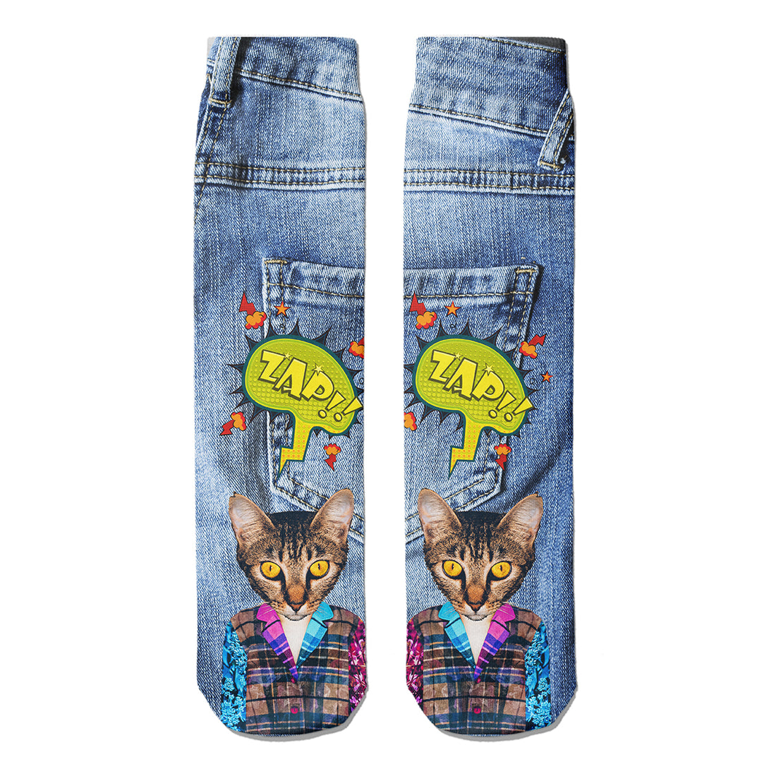 Zap Cat Soket Çorap