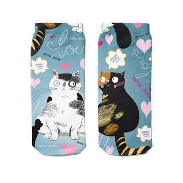 Love Kedi Patik Çorap