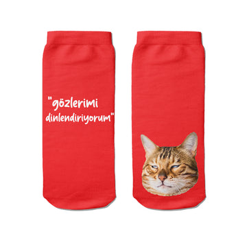 Gözlerimi Dinlendiriyorum Konuşan Patik Çorap