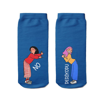 No Dedikodu Konuşan Patik Çorap