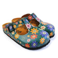 Green Floral Clogs CAL1504 (737756020832)