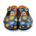 Green Floral Clogs CAL1504 (737756020832)