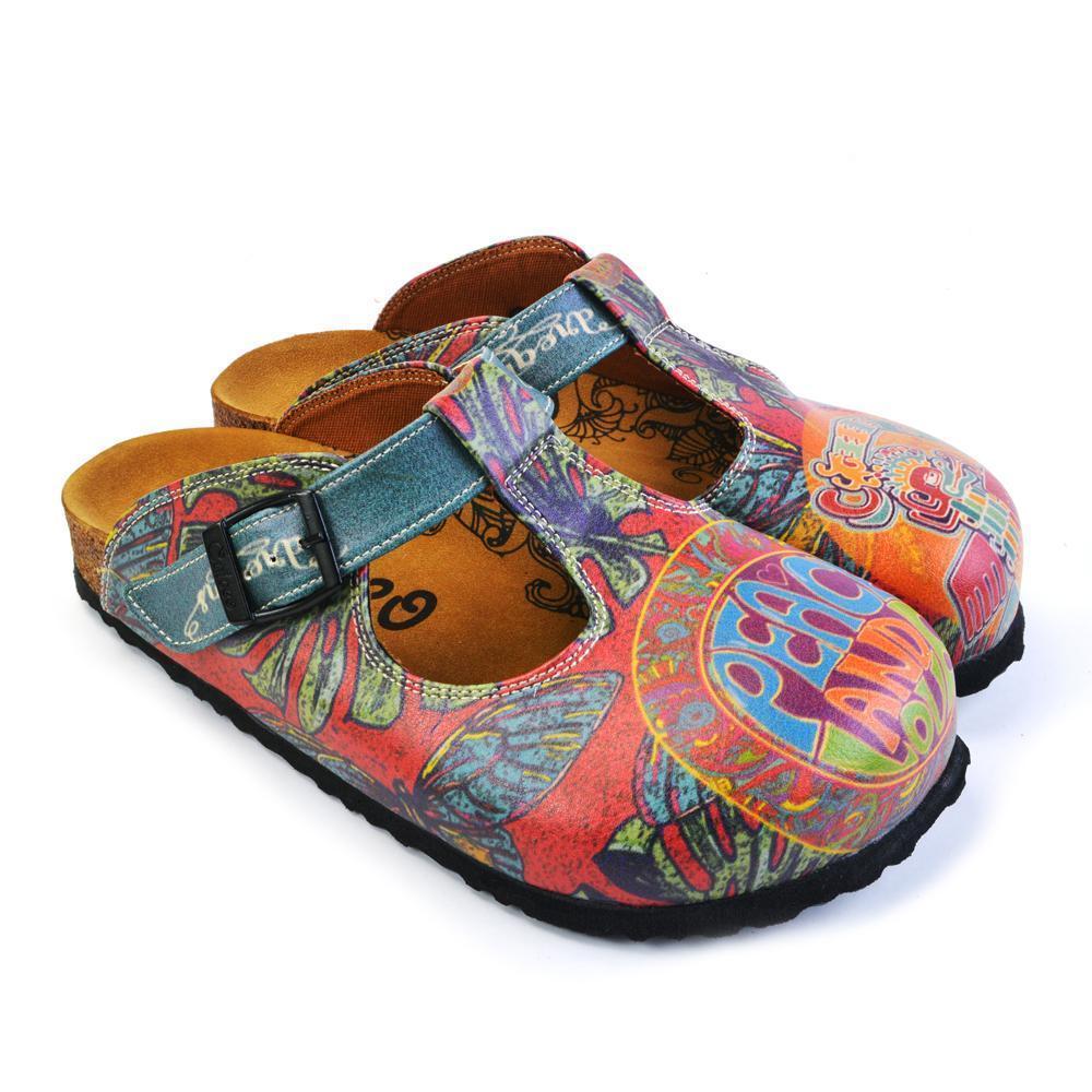 Peace and Love Clogs CAL1505 (737756119136)