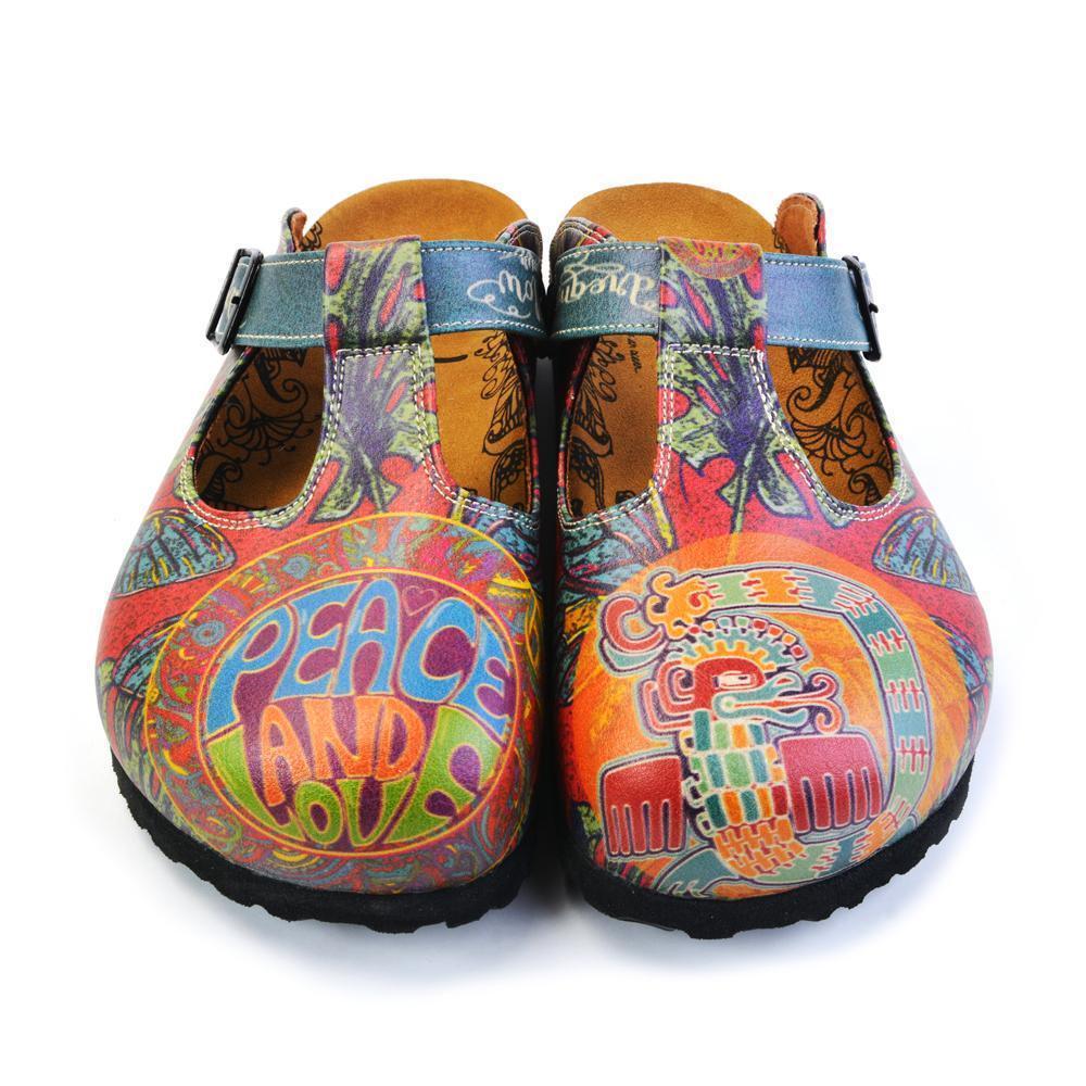 Peace and Love Clogs CAL1505 (737756119136)