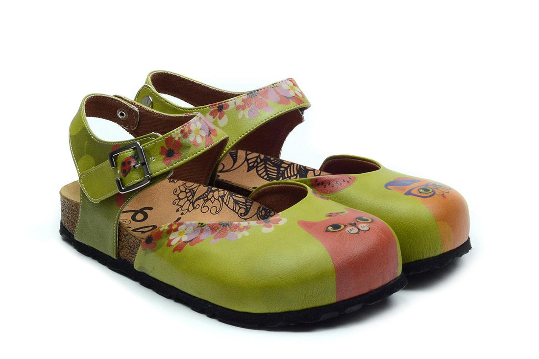 Kadın Vegan Deri Sandalet - CAL1623