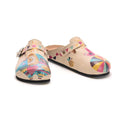 Peach Colorful Elephant Clogs CAL301 (737682325600)