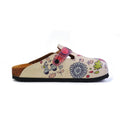 White & Pink Love Owl Slip-On Mule CAL374 (774935773280)