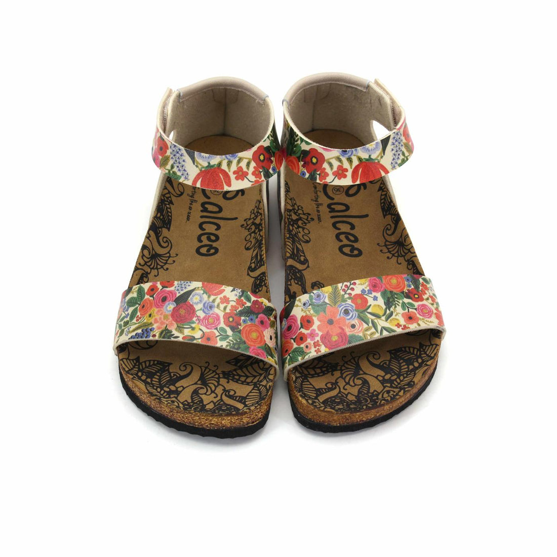 Kadın Vegan Deri Sandalet - CAL5503