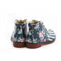 Flowers Ankle Boots NHP111 (770210037856)