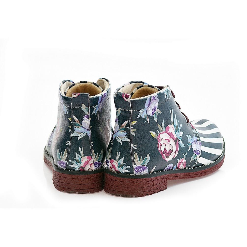 Flowers Ankle Boots NHP111 (770210037856)