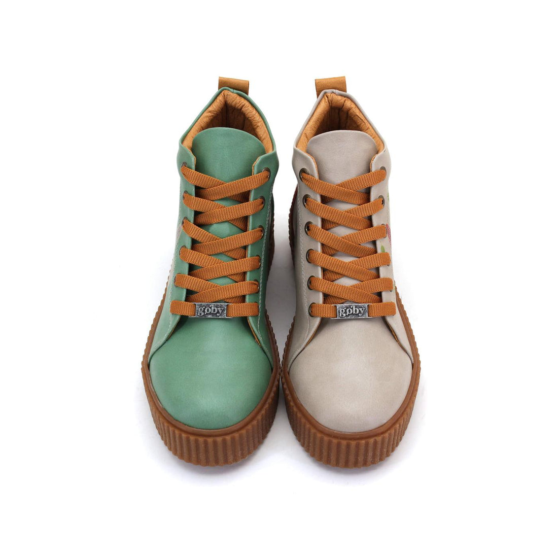 Kadın Vegan Deri Bej Kısa Bot PNN103