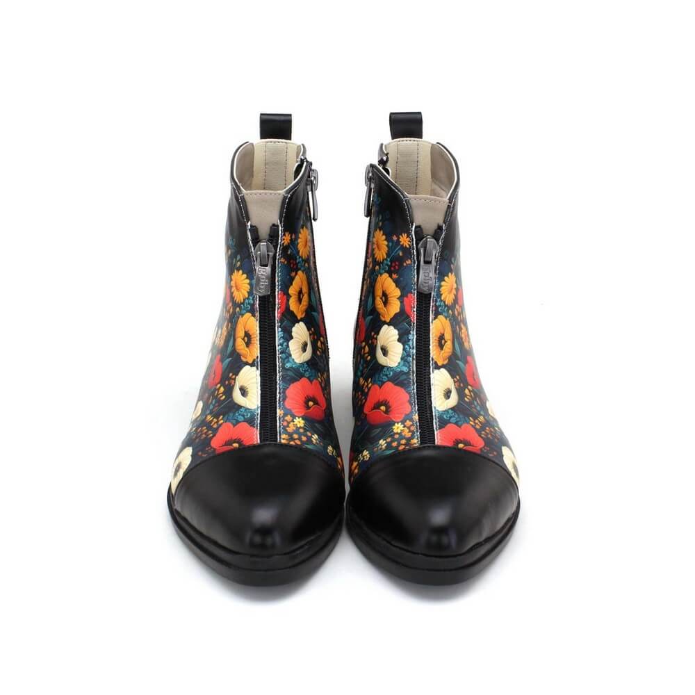 Kadın Vegan Deri Bej Kısa Bot RUGF101