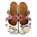 Red & White Girl Clogs WCAL120 (737673576544)