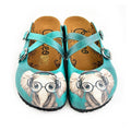 Teal Elephant Clogs WCAL140 (737671905376)