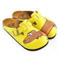 Yellow Dachshund Clogs WCAL346 (737670234208)