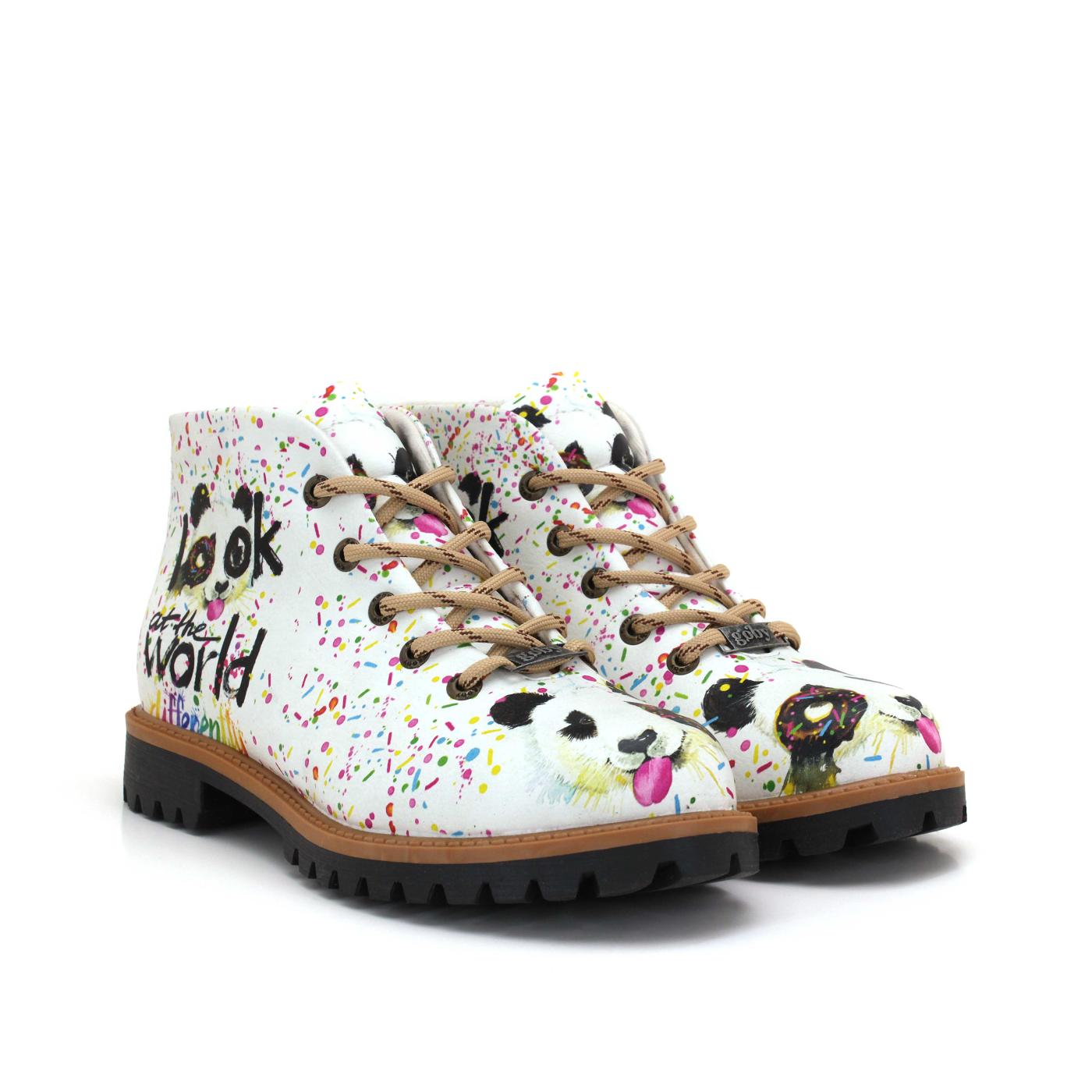 Kadın Vegan Deri Bej Kısa Bot WTKS152