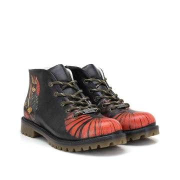 Kadın Vegan Deri Bej Kısa Bot WTKS309